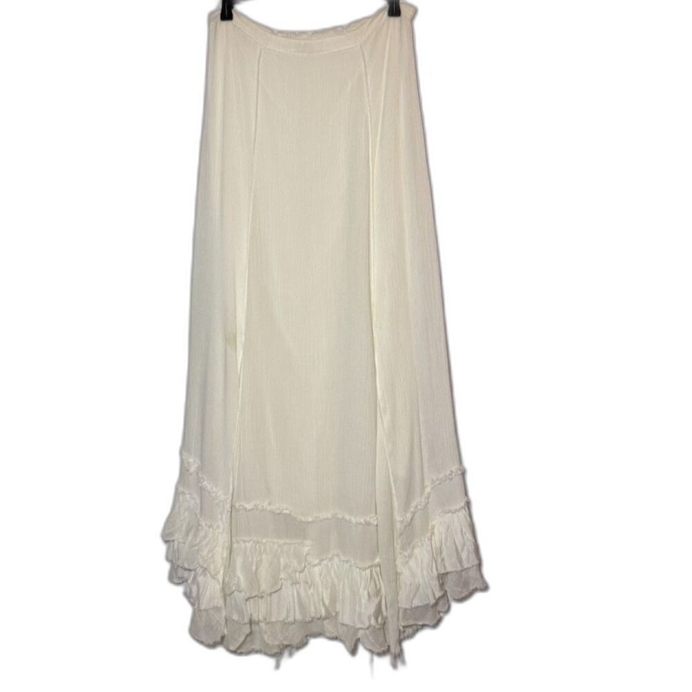 Free People FP One Cypress Ruffle Maxi Skirt Small